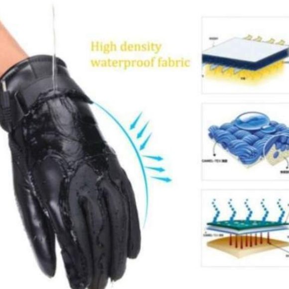 UNISEX USB HEATED WATERPROOF MOTORCYCLE GLOVES - Picture 3 of 4